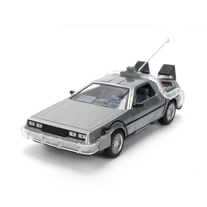 Replica DLorean Hollywood Rides Time Machine 40th Anniversary Regreso al Futuro JADA TOYS