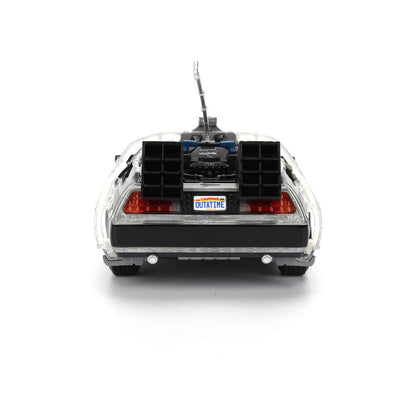 Replica DLorean Hollywood Rides Time Machine 40th Anniversary Regreso al Futuro JADA TOYS