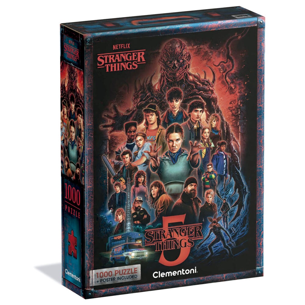 Puzzle Stranger Things 5 1000pzs CLEMENTONI