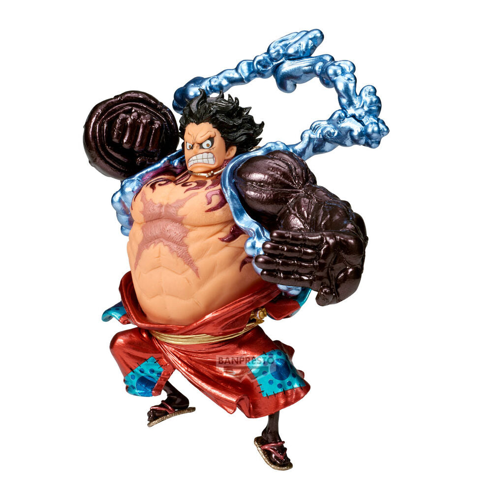 Figura Monkey D Luffy Gear 4 Boundman King of Artist One Piece 17cm BANPRESTO