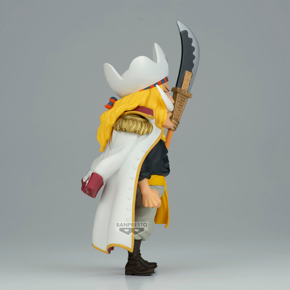 Figura God Valley Incident Edward Mega World Collectable Newgate One Piece 17cm BANPRESTO