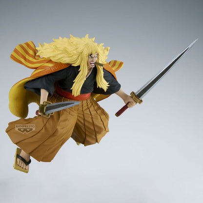 Figura Shiki El Leon Dorado Battle Record One Piece 16cm BANPRESTO