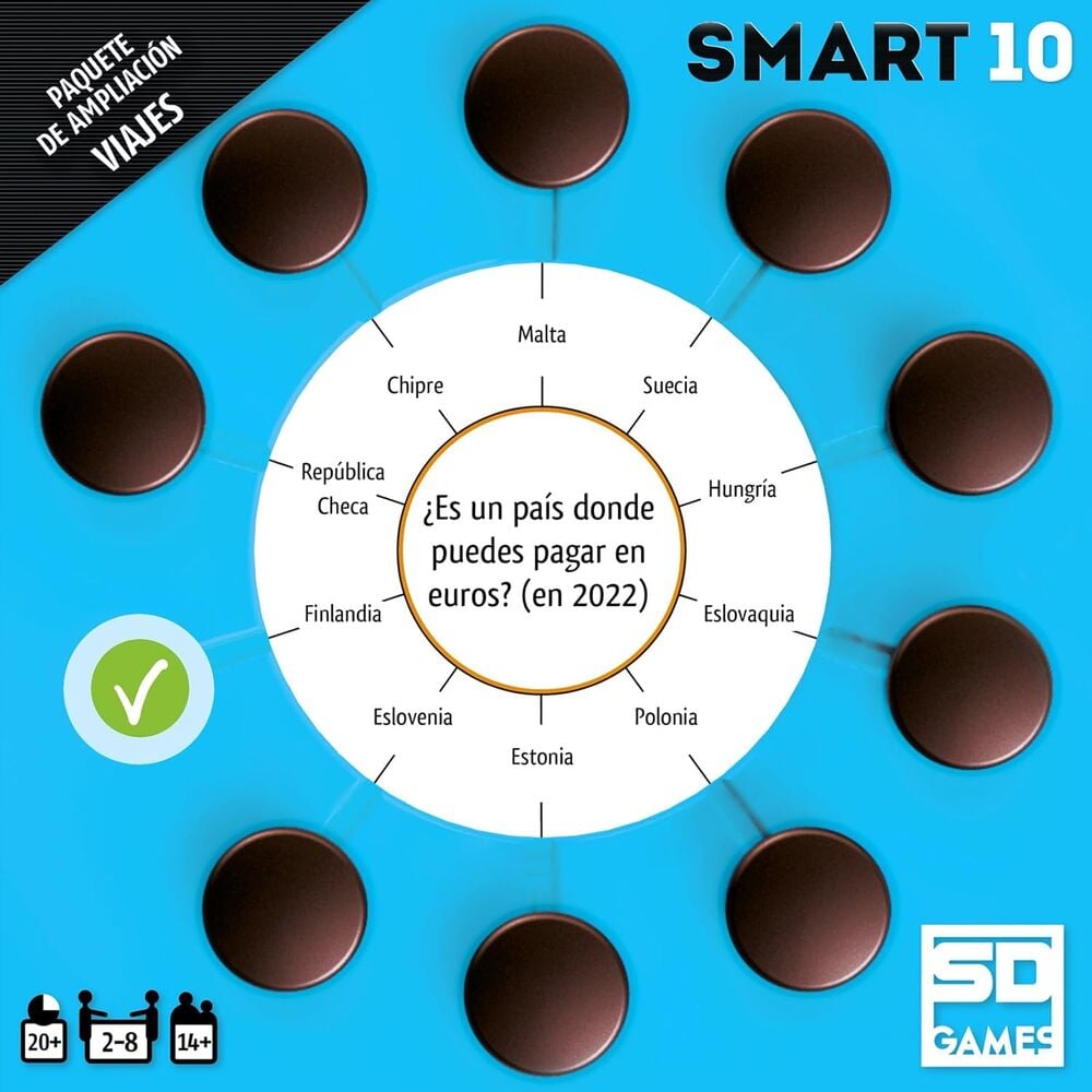 Expansion Viajes Juego Smart 10 español SD GAMES