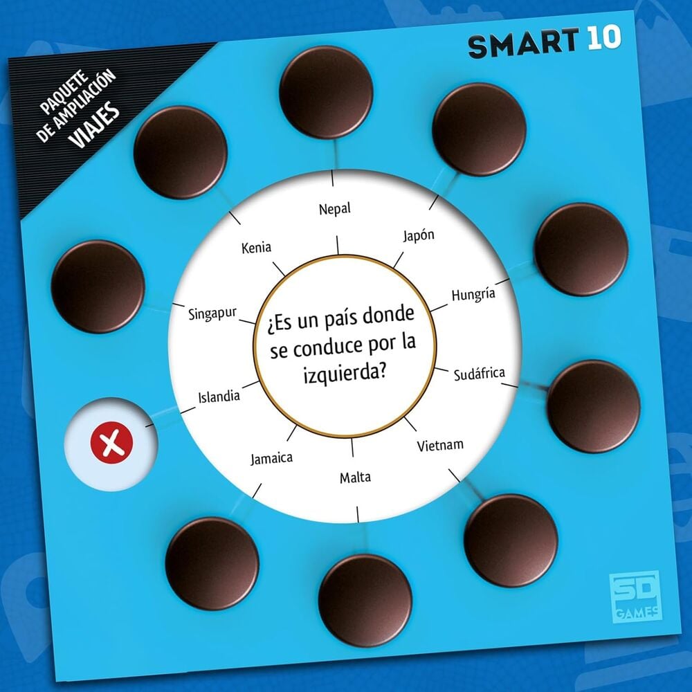 Expansion Viajes Juego Smart 10 español SD GAMES