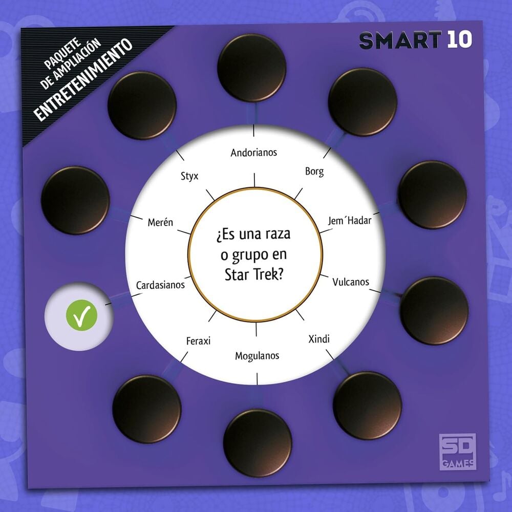Expansion Entretenimiento Juego Smart 10 español SD GAMES