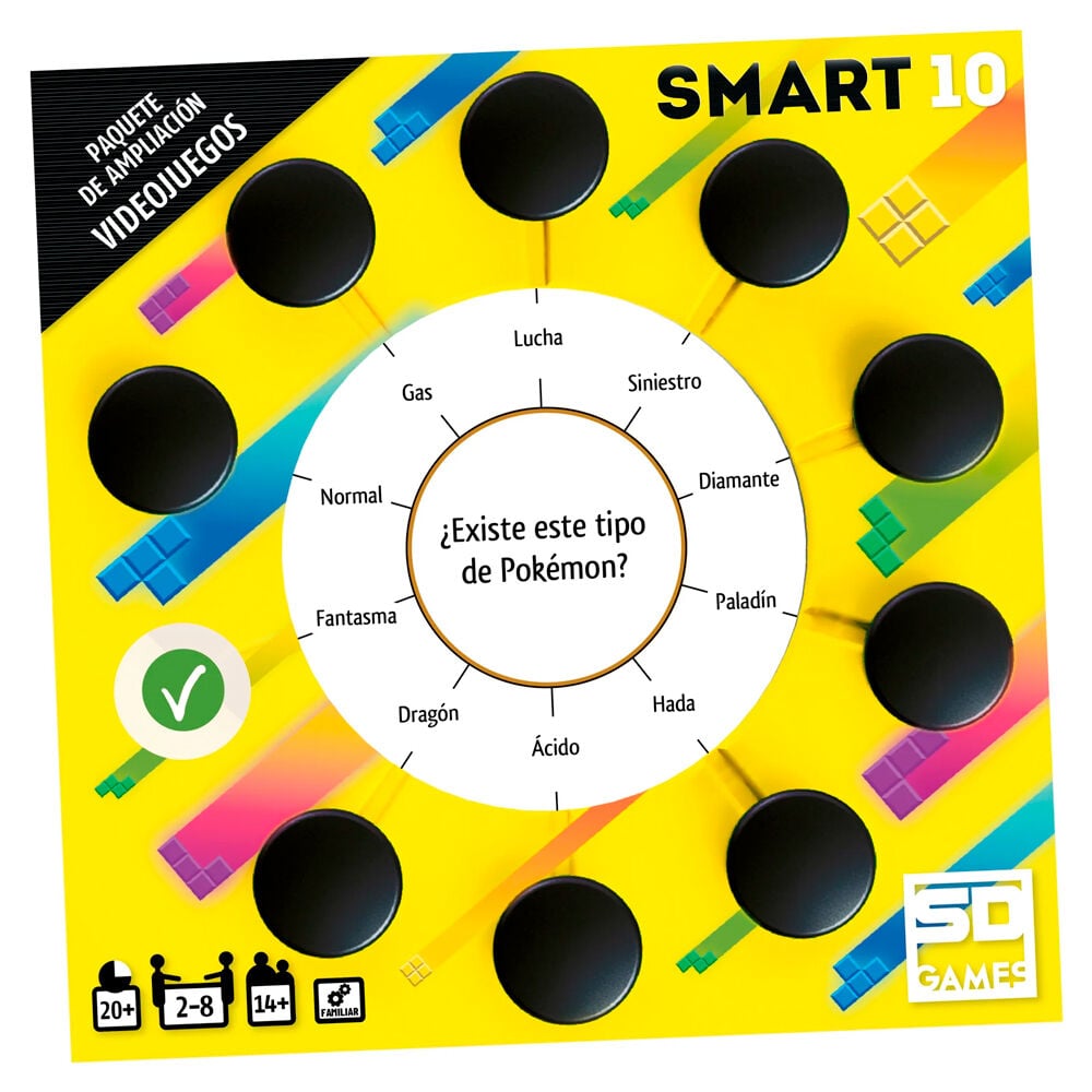 Expansion Videojuegos Juego Smart 10 español SD GAMES