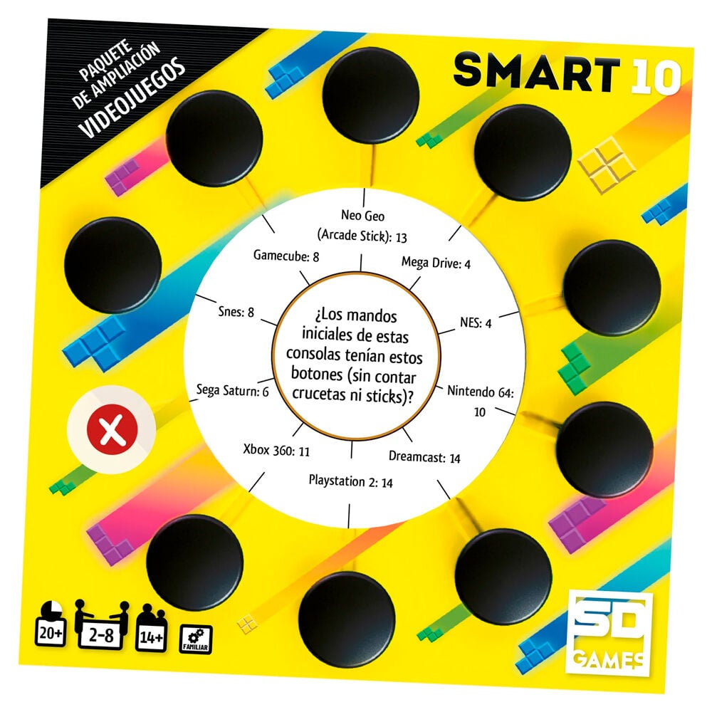 Expansion Videojuegos Juego Smart 10 español SD GAMES