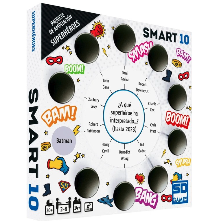 Expansion Superheroes Juego Smart 10 español SD GAMES