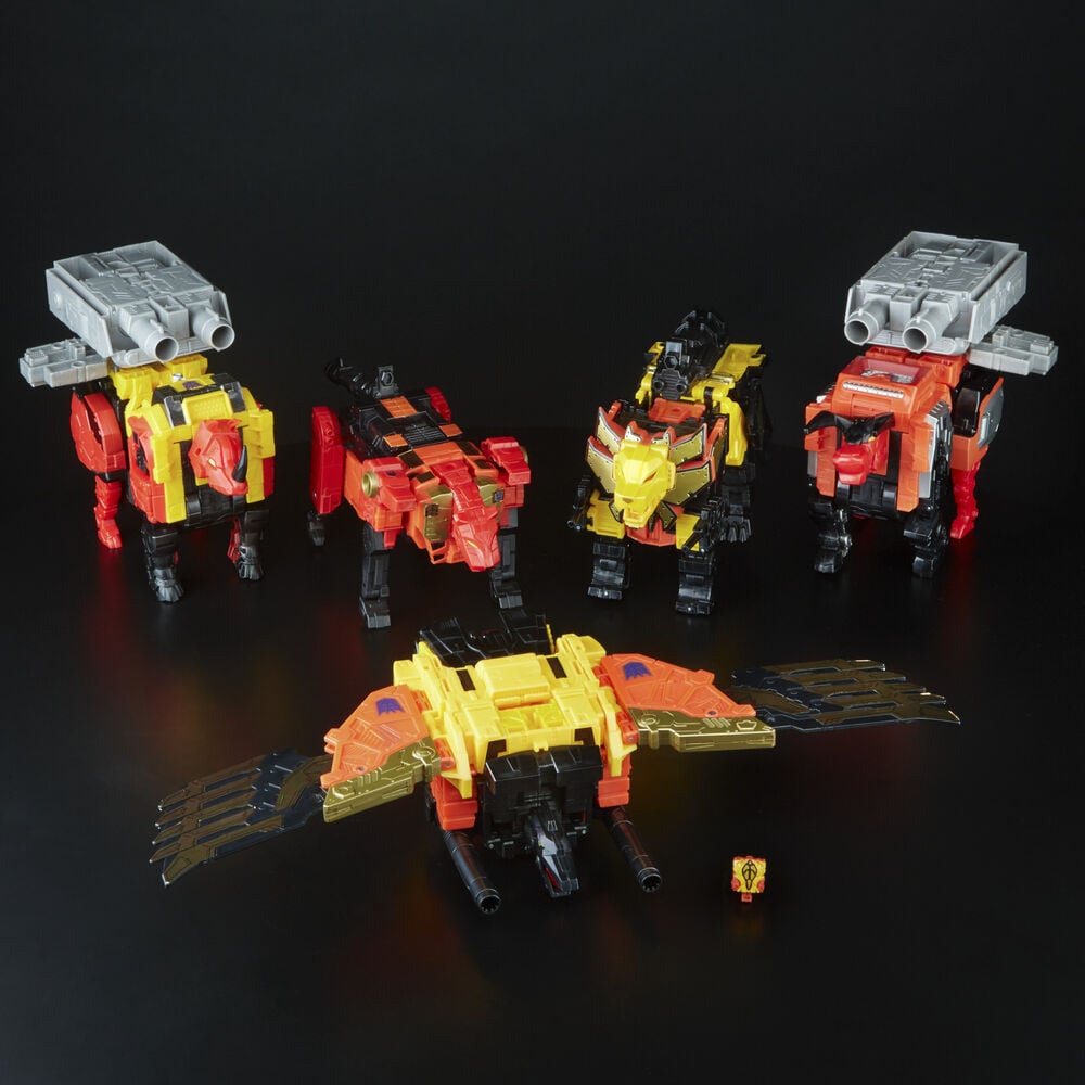 Set figuras Power of the Primes Predaking Combiner Transformers HASBRO