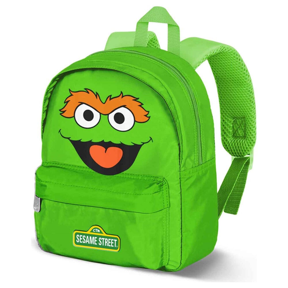 Mochila Oscar Barrio Sesamo 27cm KARACTERMANIA