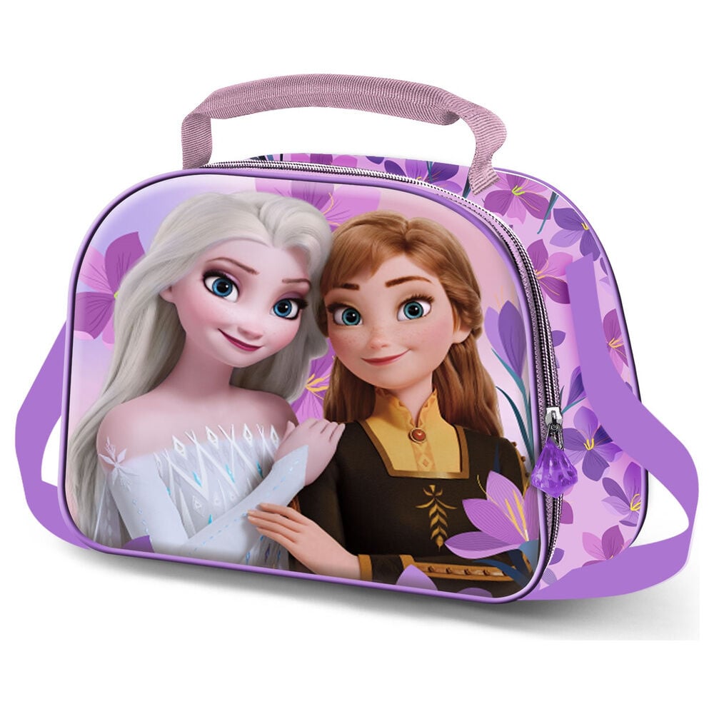 Bolsa portameriendas 3D Violet Frozen Disney KARACTERMANIA
