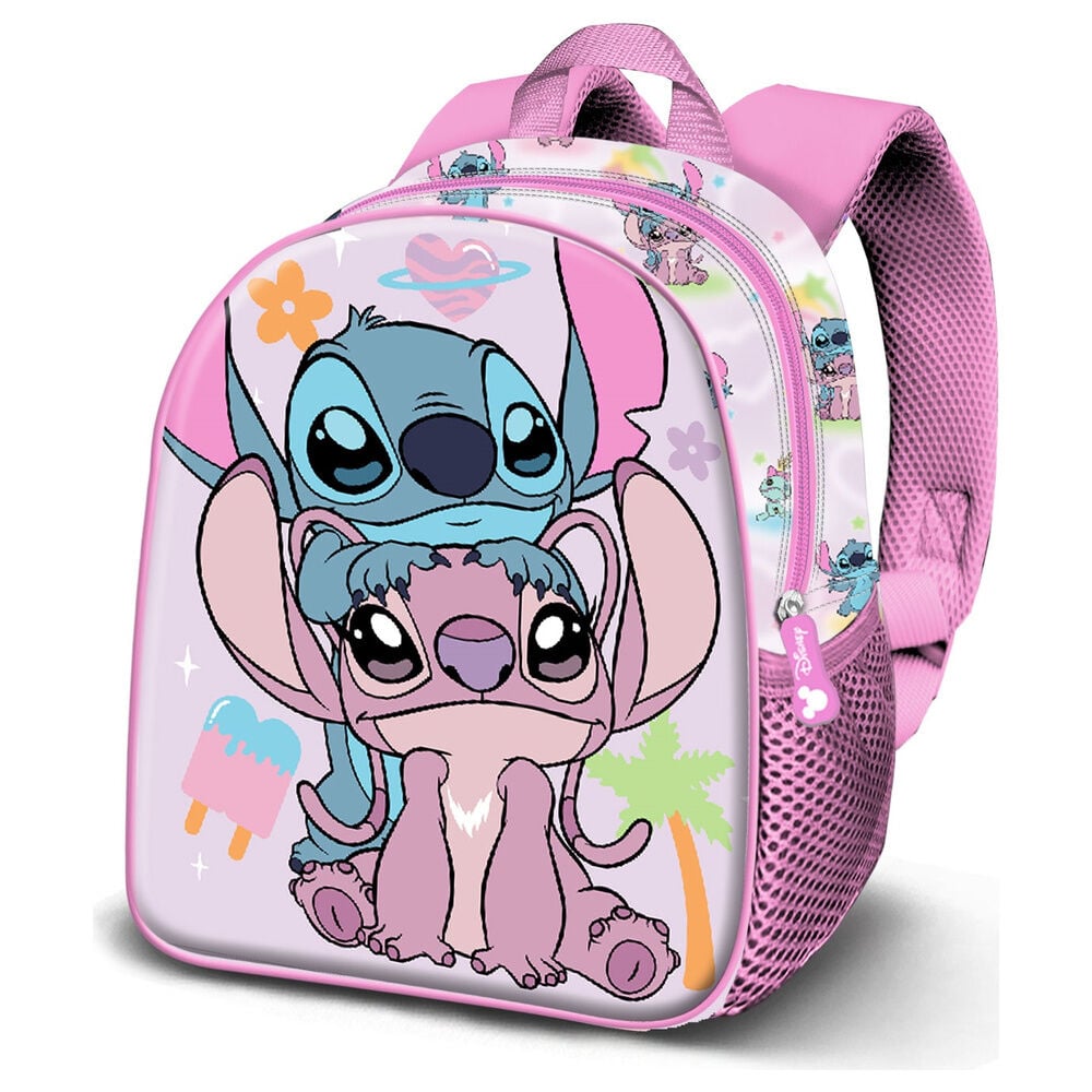 Mochila Couple Angel & Stitch Disney 40cm KARACTERMANIA