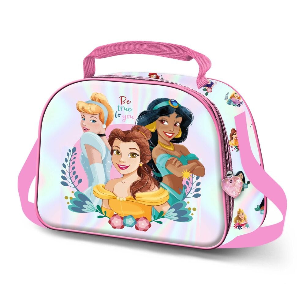 Bolsa portameriendas 3D Princesas Disney KARACTERMANIA