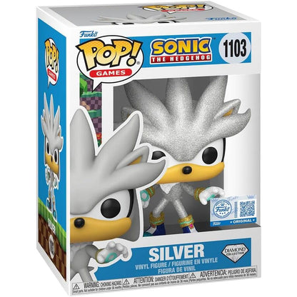 Figura POP Sonic The Hedgehog Silver Exclusive FUNKO