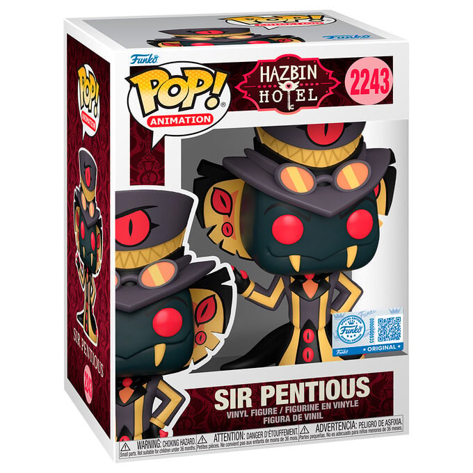 Figura POP Hazbin Hotel Sir Pentious Exclusive FUNKO