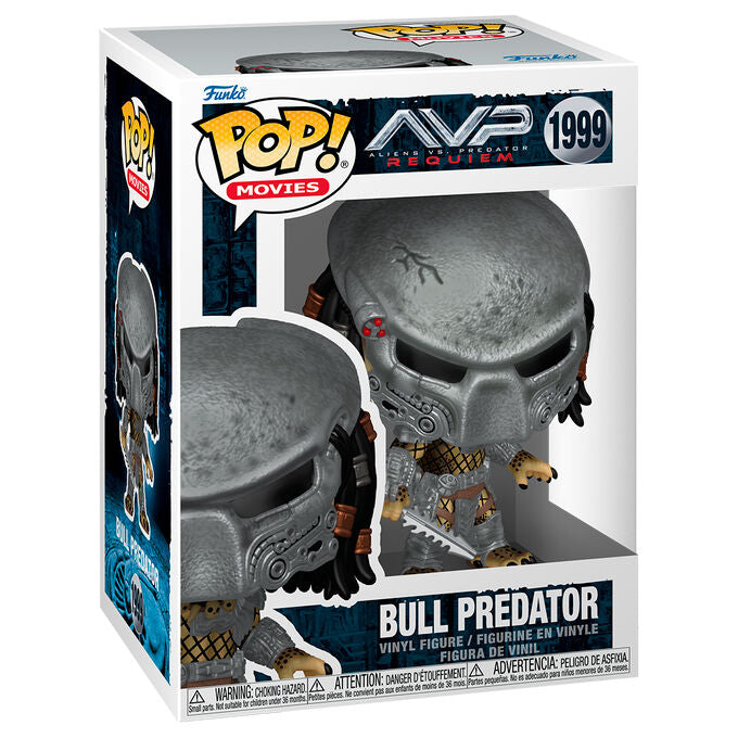 Figura POP Alien vs Predator Requiem Bull Predator FUNKO