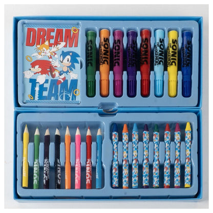 Maletin papeleria coloreable Sonic the Hedgehog CERDÁ