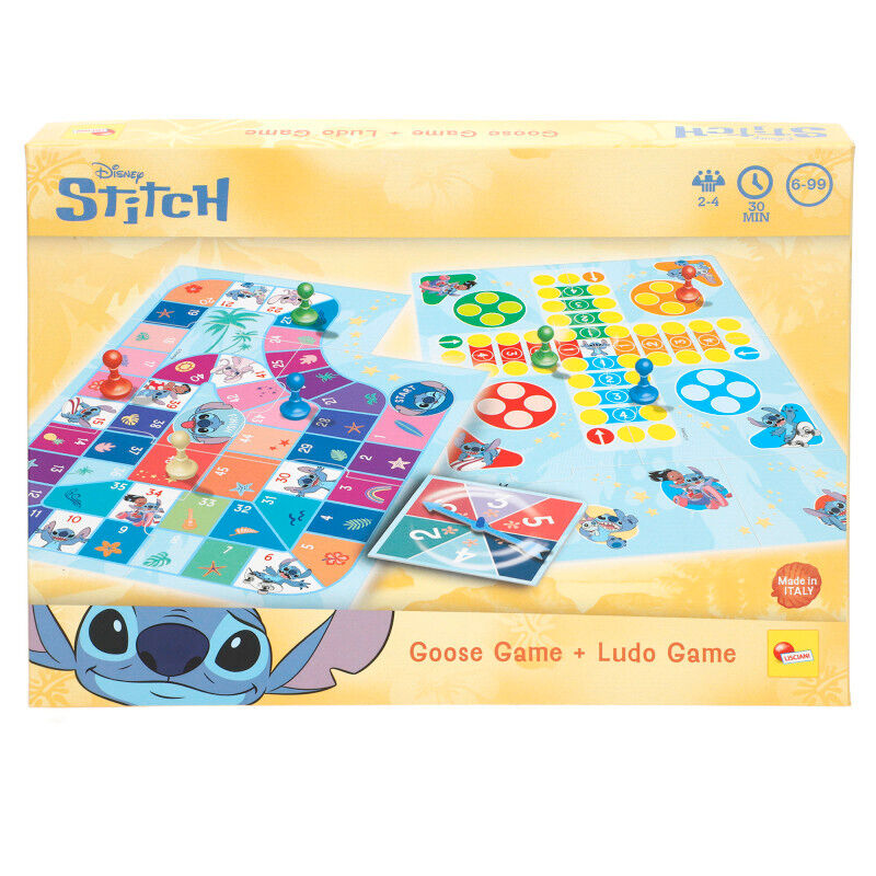Juego parchis y oca Stitch Disney LISCIANI
