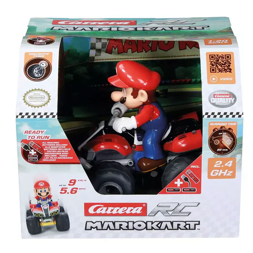 Moto Quad Mario radio control Mario Kart CARRERA