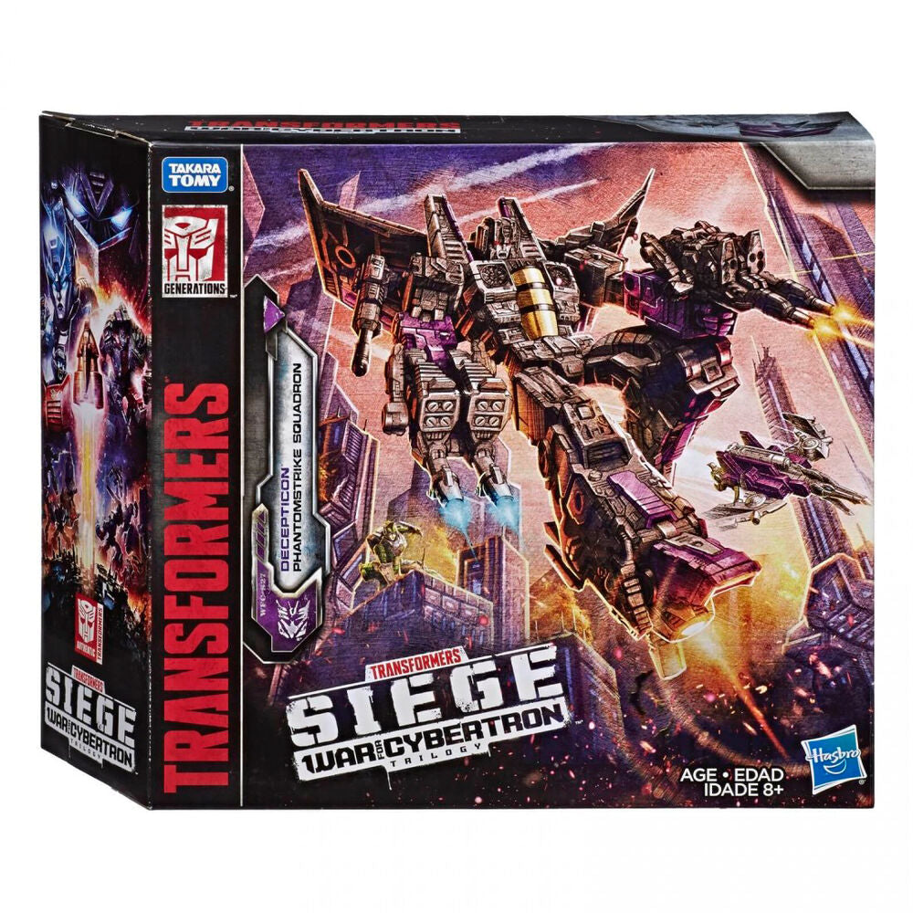 Figura Decepticon Phantomstrike Squadron War For Cybertron Transformers 20cm HASBRO