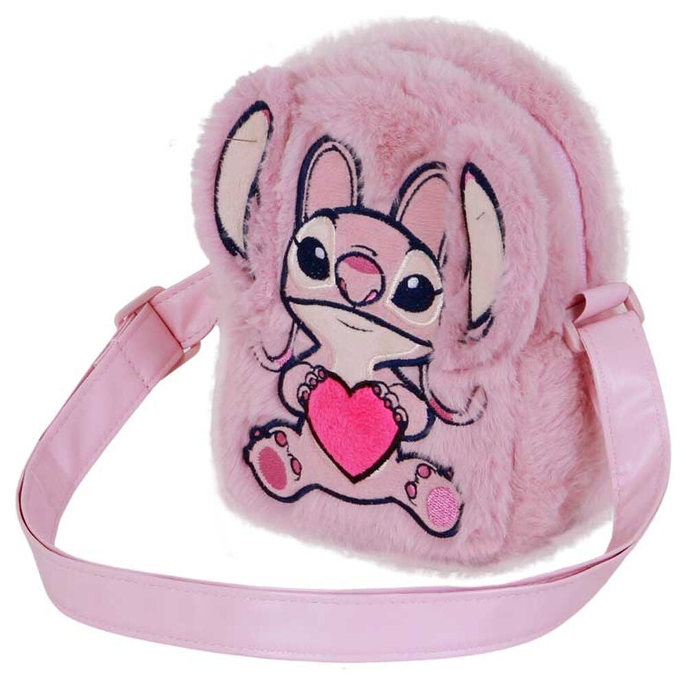 Bolso peluche Corazon Angel Stitch Disney KARACTERMANIA
