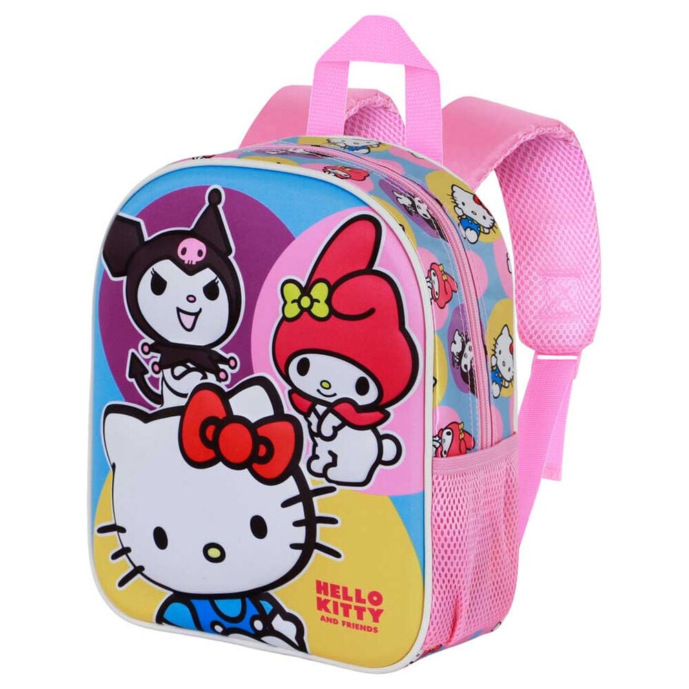 Mochila 3D Happy Hello Kitty and Friends 30cm KARACTERMANIA