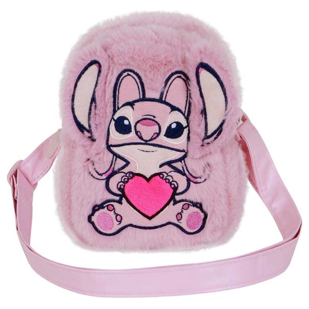 Bolso peluche Corazon Angel Stitch Disney KARACTERMANIA