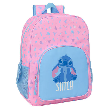 Mochila Bright Stitch Disney 42cm adaptable SAFTA