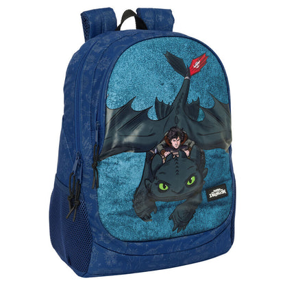 Mochila Como Entrenar a Tu Dragon 44cm adaptable SAFTA