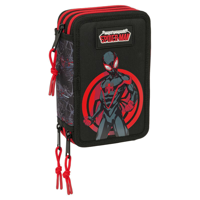 Plumier Miles Morales Spiderman Marvel triple 37pzs SAFTA