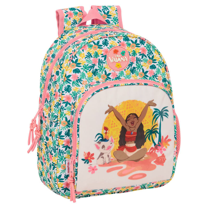Mochila Vaiana Moana Disney 34cm adaptable SAFTA