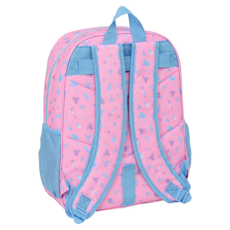 Mochila Bright Stitch Disney 42cm adaptable SAFTA