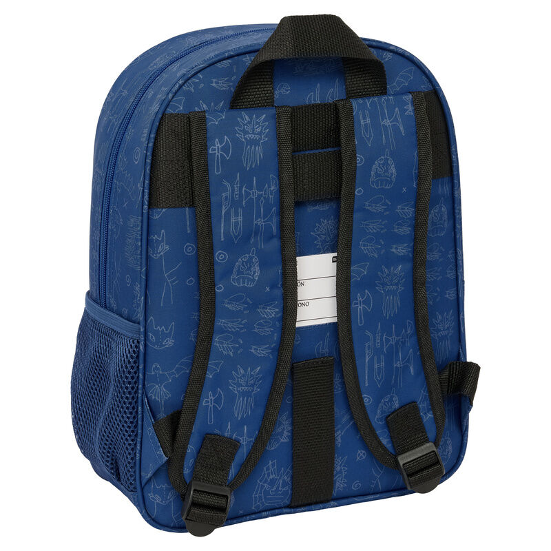 Mochila Como Entrenar a Tu Dragon 34cm adaptable SAFTA