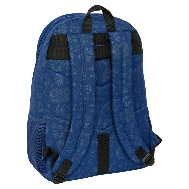 Mochila Como Entrenar a Tu Dragon 44cm adaptable SAFTA