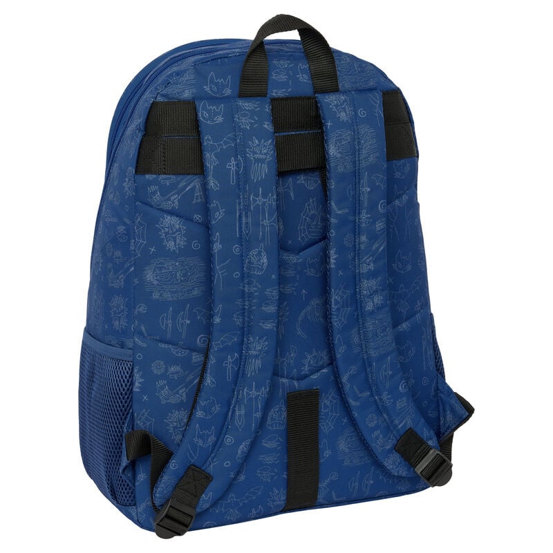 Mochila Como Entrenar a Tu Dragon 44cm adaptable SAFTA