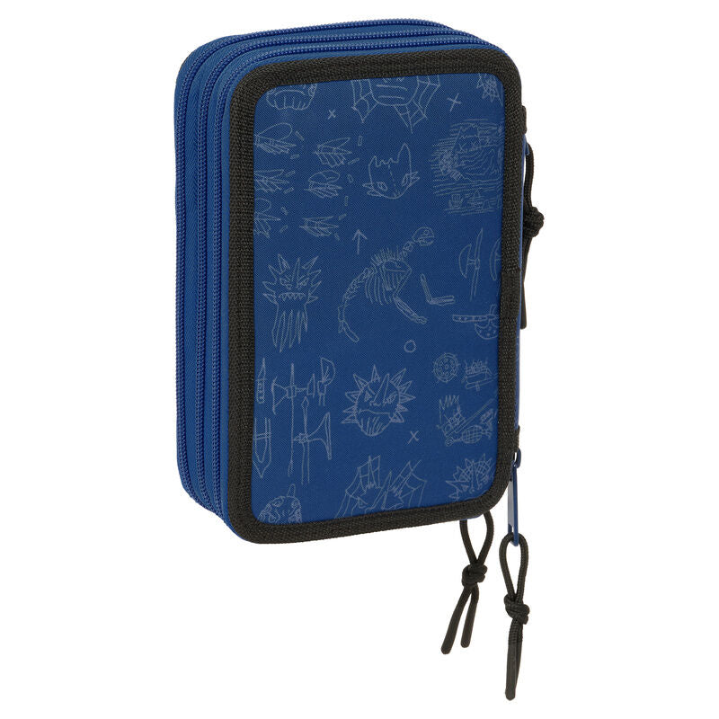 Plumier Como Entrenar a Tu Dragon triple 37pzs SAFTA