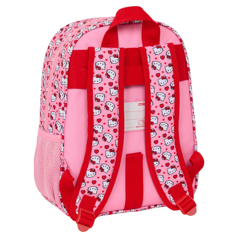 Mochila Hello Kitty 34cm adaptable SAFTA