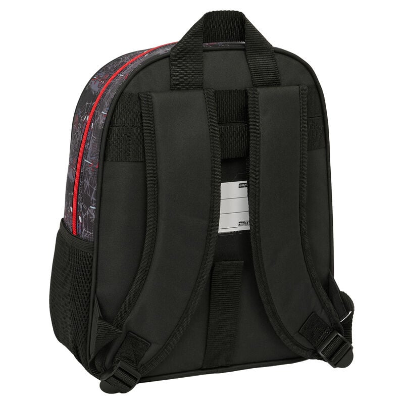 Mochila Miles Morales Spiderman Marvel 33cm adaptable SAFTA