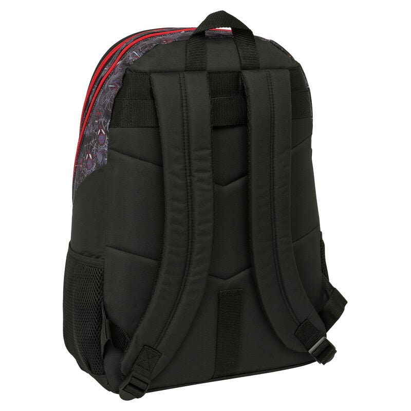 Mochila Miles Morales Spiderman Marvel 44cm adaptable SAFTA