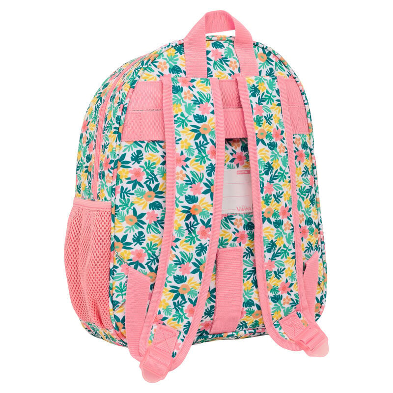 Mochila Vaiana Moana Disney 34cm adaptable SAFTA