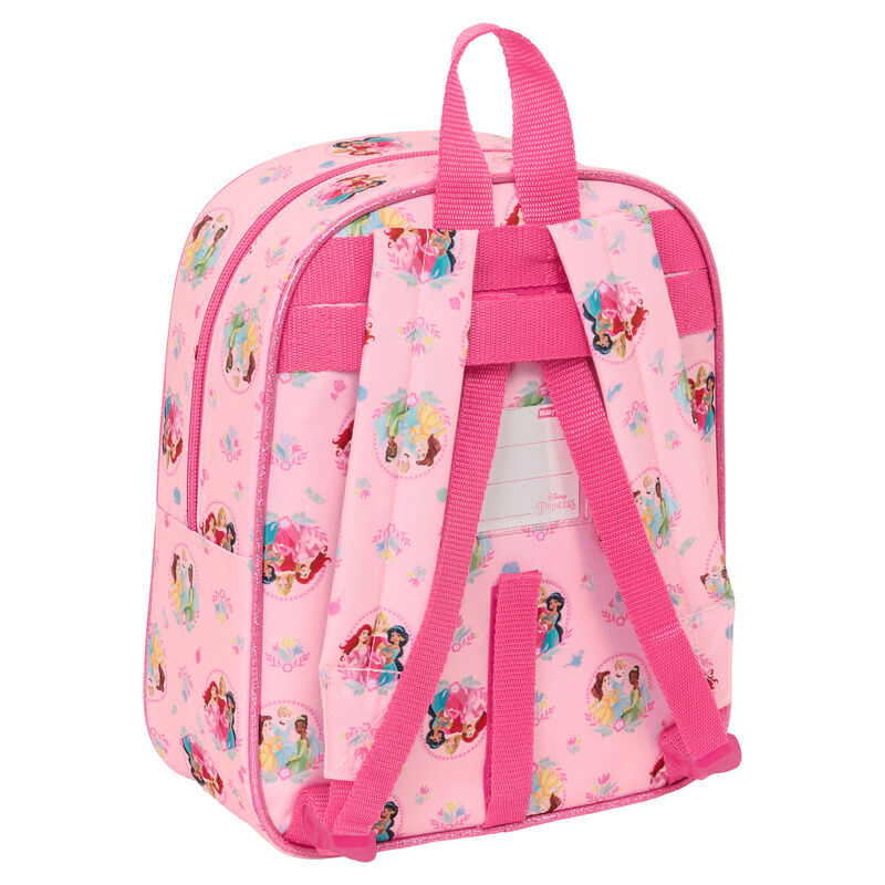 Mochila Princesas Disney 27cm adaptable SAFTA