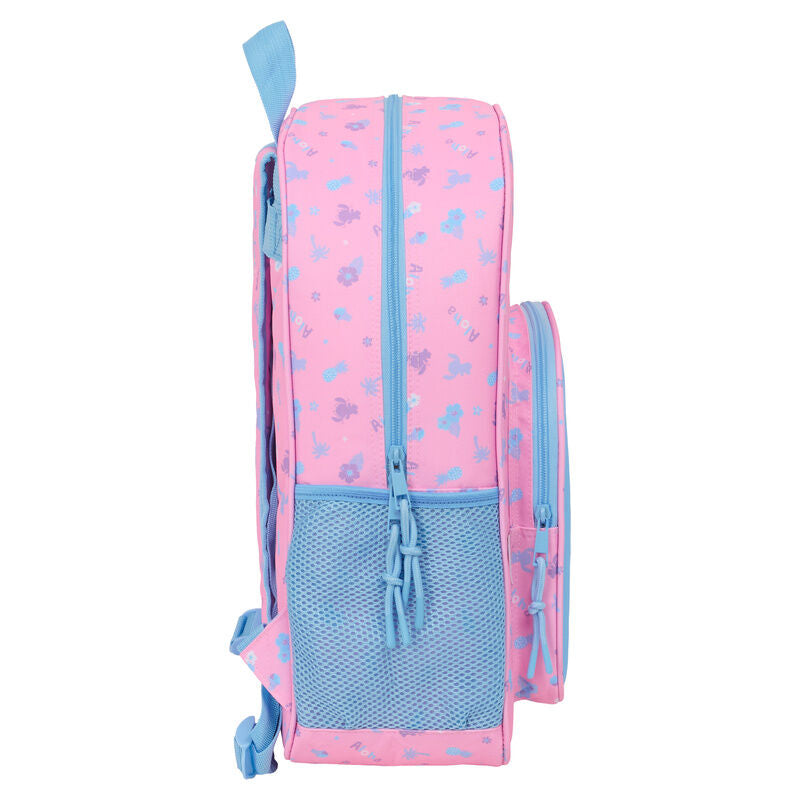 Mochila Bright Stitch Disney 42cm adaptable SAFTA