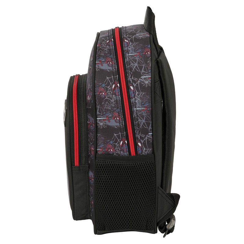 Mochila Miles Morales Spiderman Marvel 33cm adaptable SAFTA