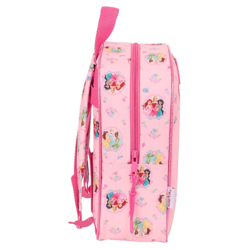 Mochila Princesas Disney 27cm adaptable SAFTA