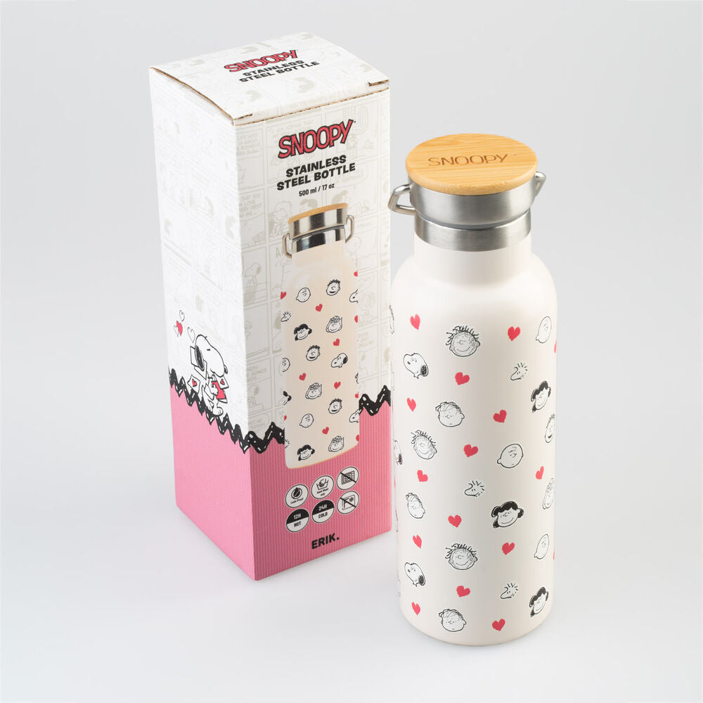 Botella acero inoxidable Snoopy Peanuts 500ml ERIK