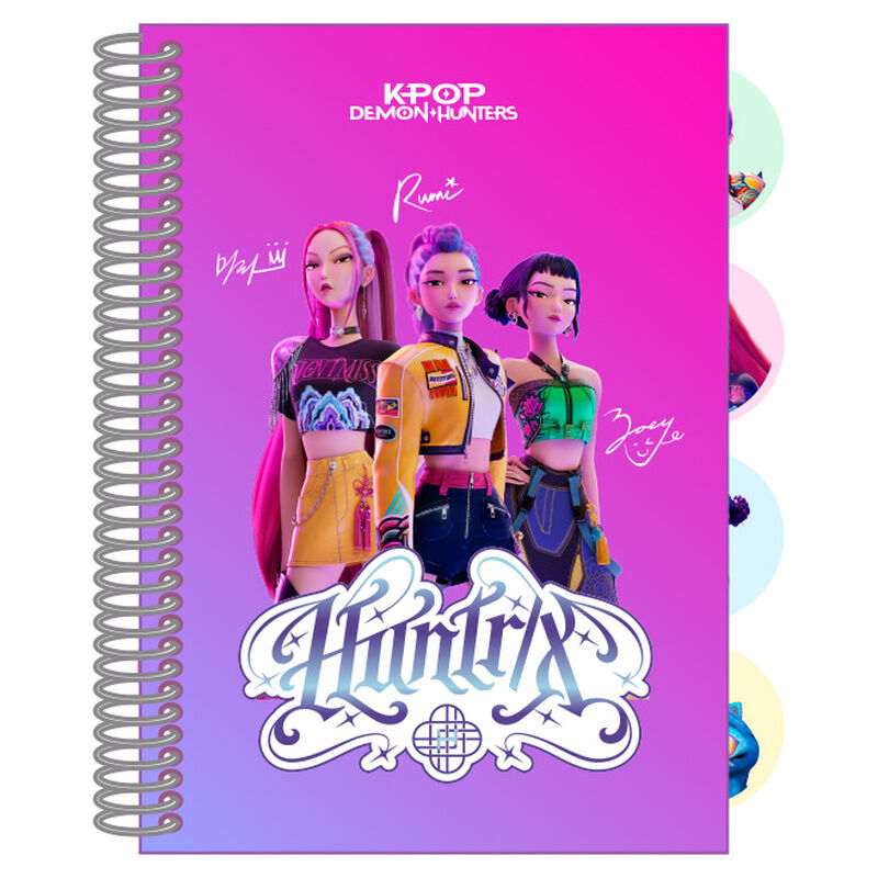 Cuaderno A7 Kpop Demon Hunters SAFTA