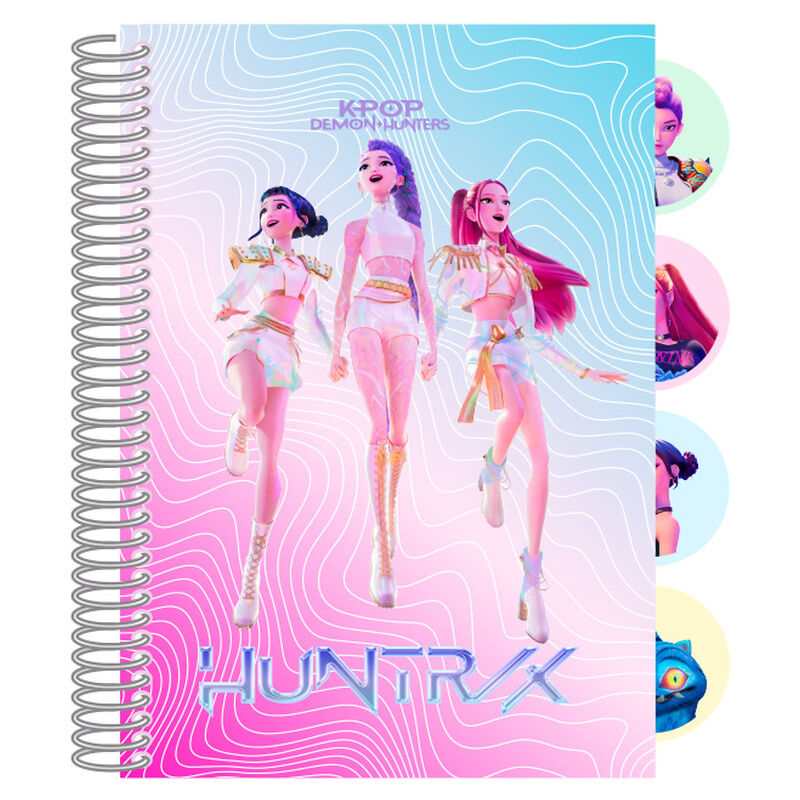 Cuaderno A6 Kpop Demon Hunters SAFTA