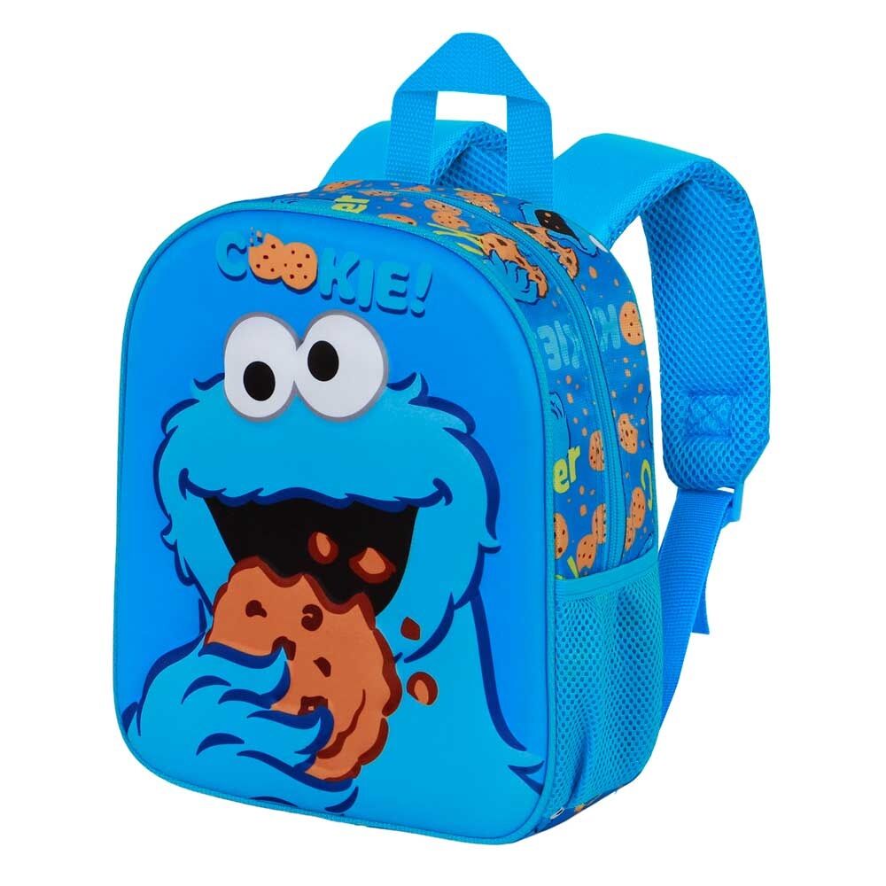 Mochila 3D Monstruo de las Galletas Barrio Sesamo 30cm KARACTERMANIA