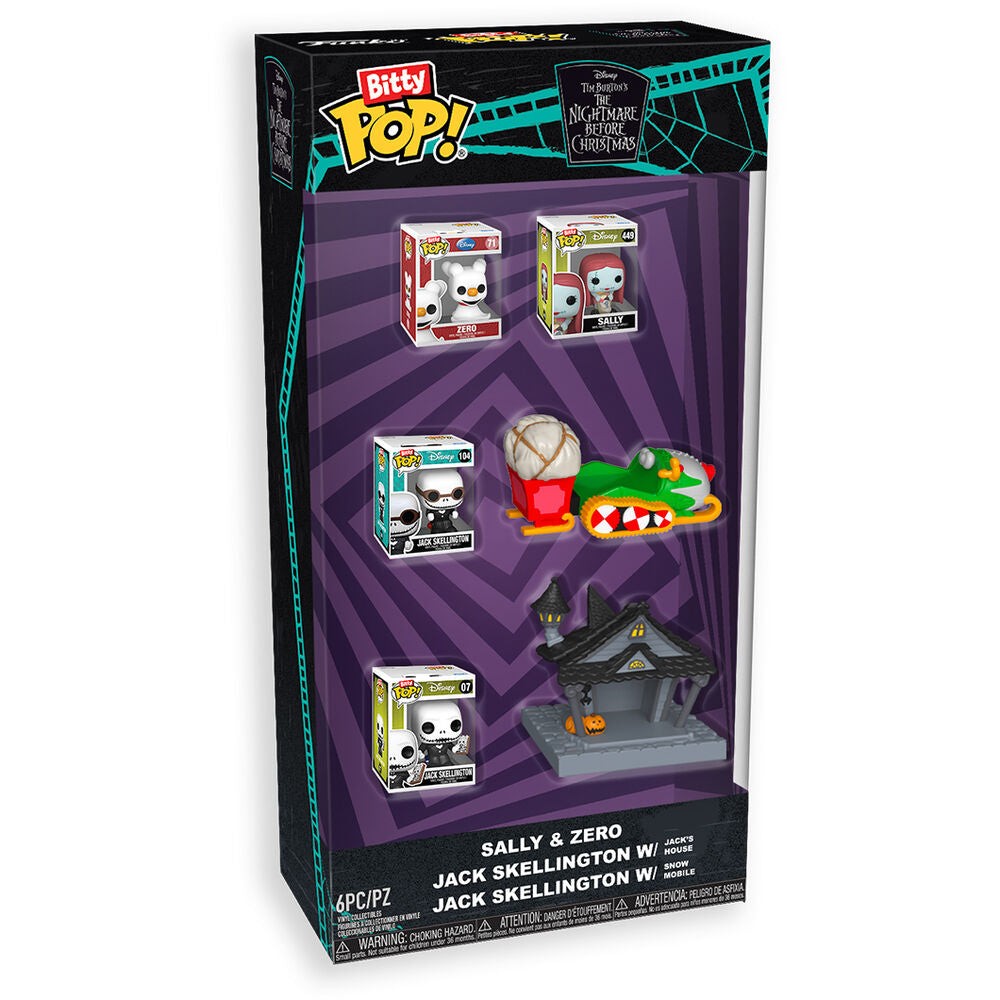 Set Figura Bitty POP Starter Disney Pesadilla Antes de Navidad FUNKO