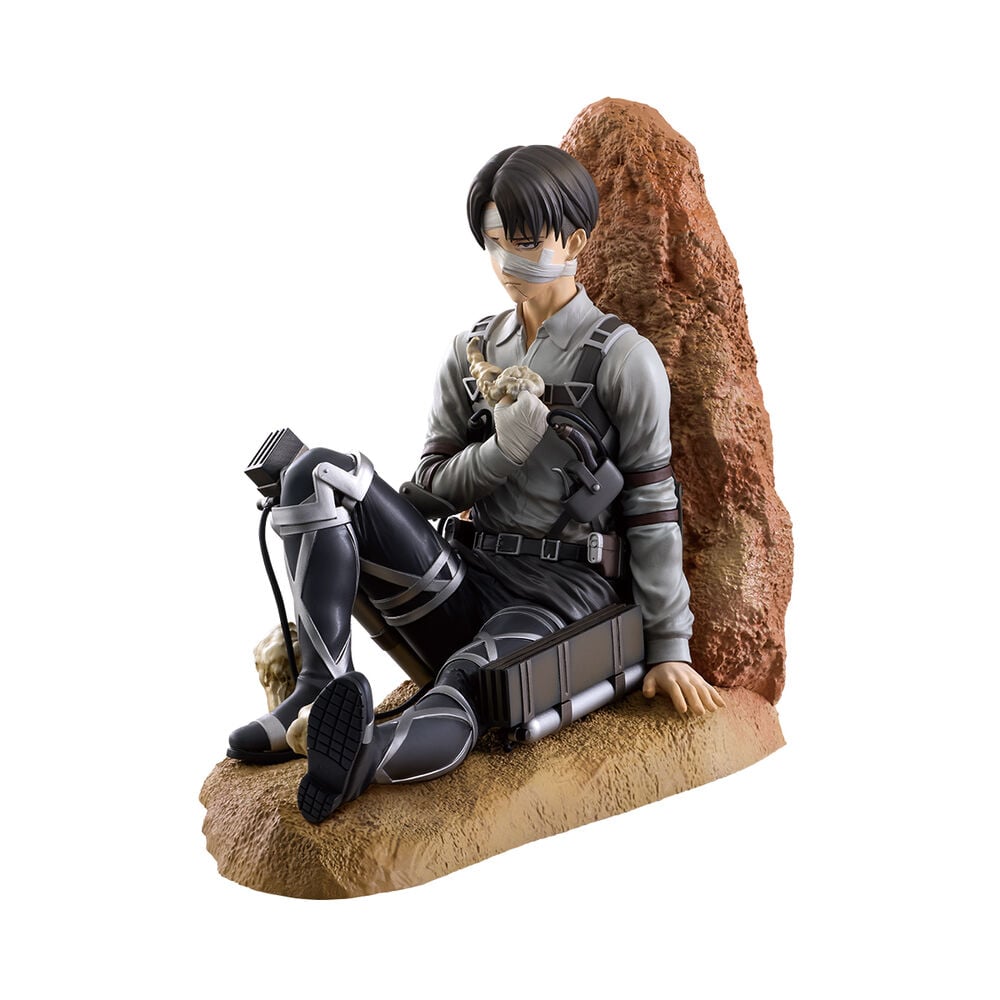 Figura Ichibansho Levi Battle of Heaven and Earth Mega Impact Attack on Titan 11cm BANPRESTO